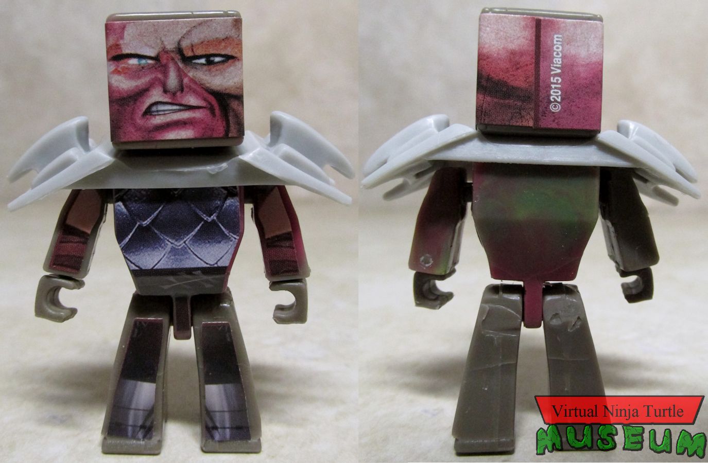 Shredder front and back