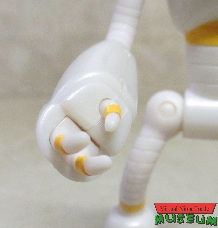 Fugitoid hand close up