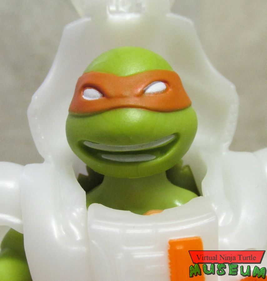 Dimension X Michelangelo helmet open