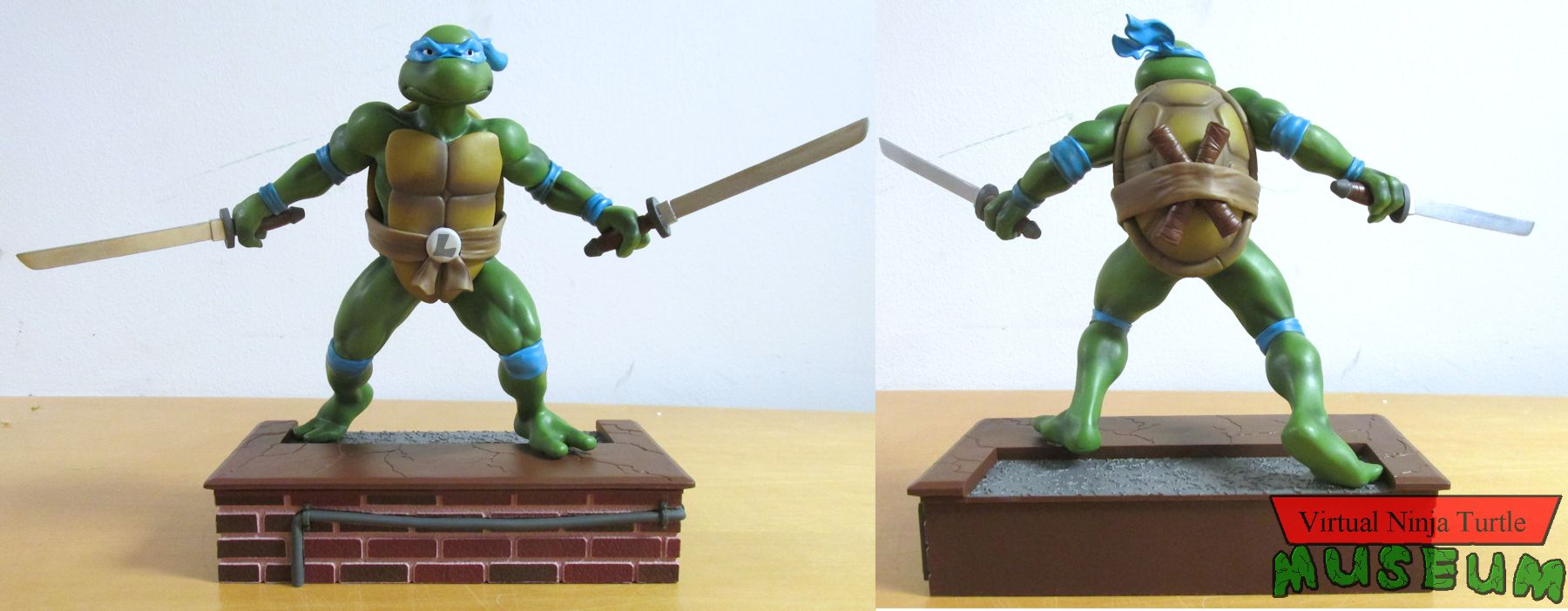 Leonardo front and back