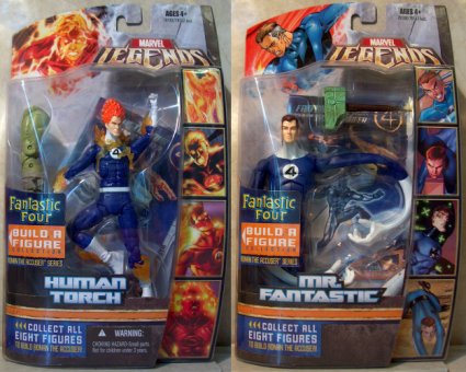 Human Torch & Mr. Fantastic MOC