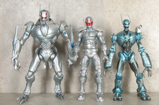 Toy Biz Ultron, Hasbro Ultron & Vault Ultron