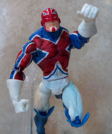 Captain Britain flying