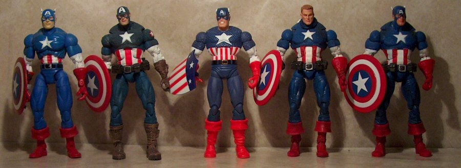 Captain America figures