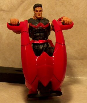 Wonder Man on vehicle