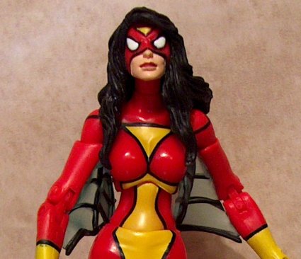 Spider-woman close up