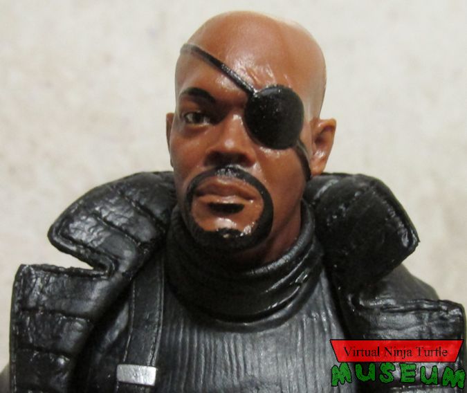 Nick Fury close up