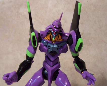 Unit 01 bezerker head front view