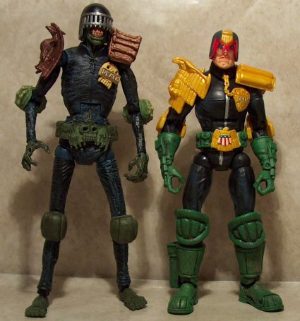 Judge Death and Judge Dredd