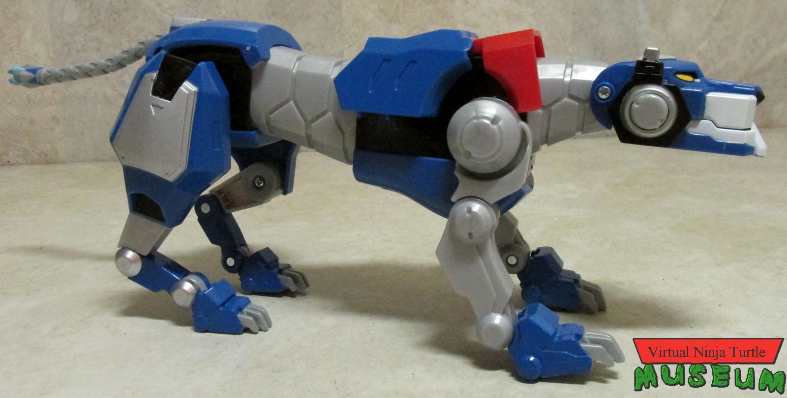 Modern Blue Lion side view