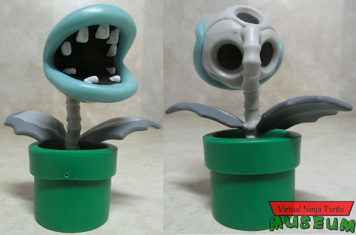 Bone Piranha Plant front and back