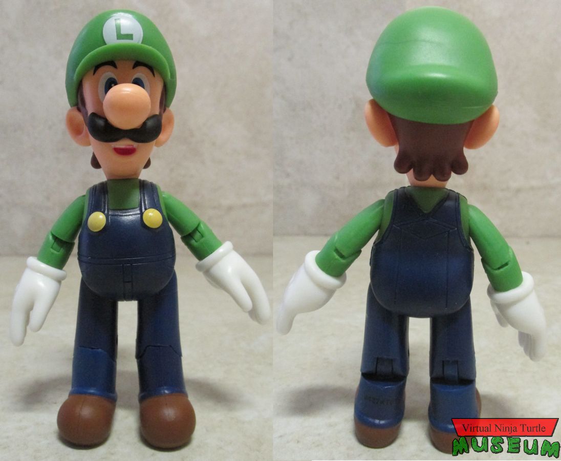 Luigi front and back