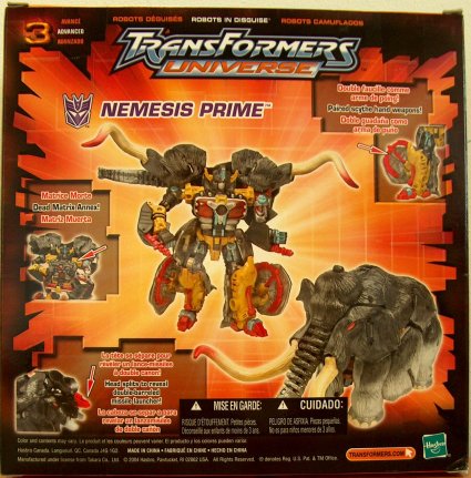 nemesis prime transformers toy