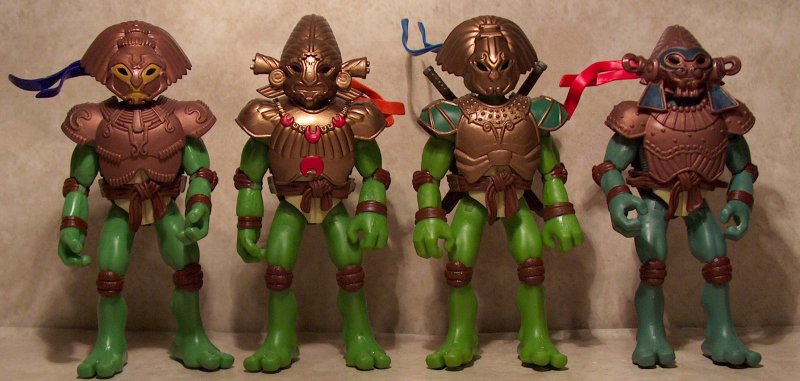 Armored turtles