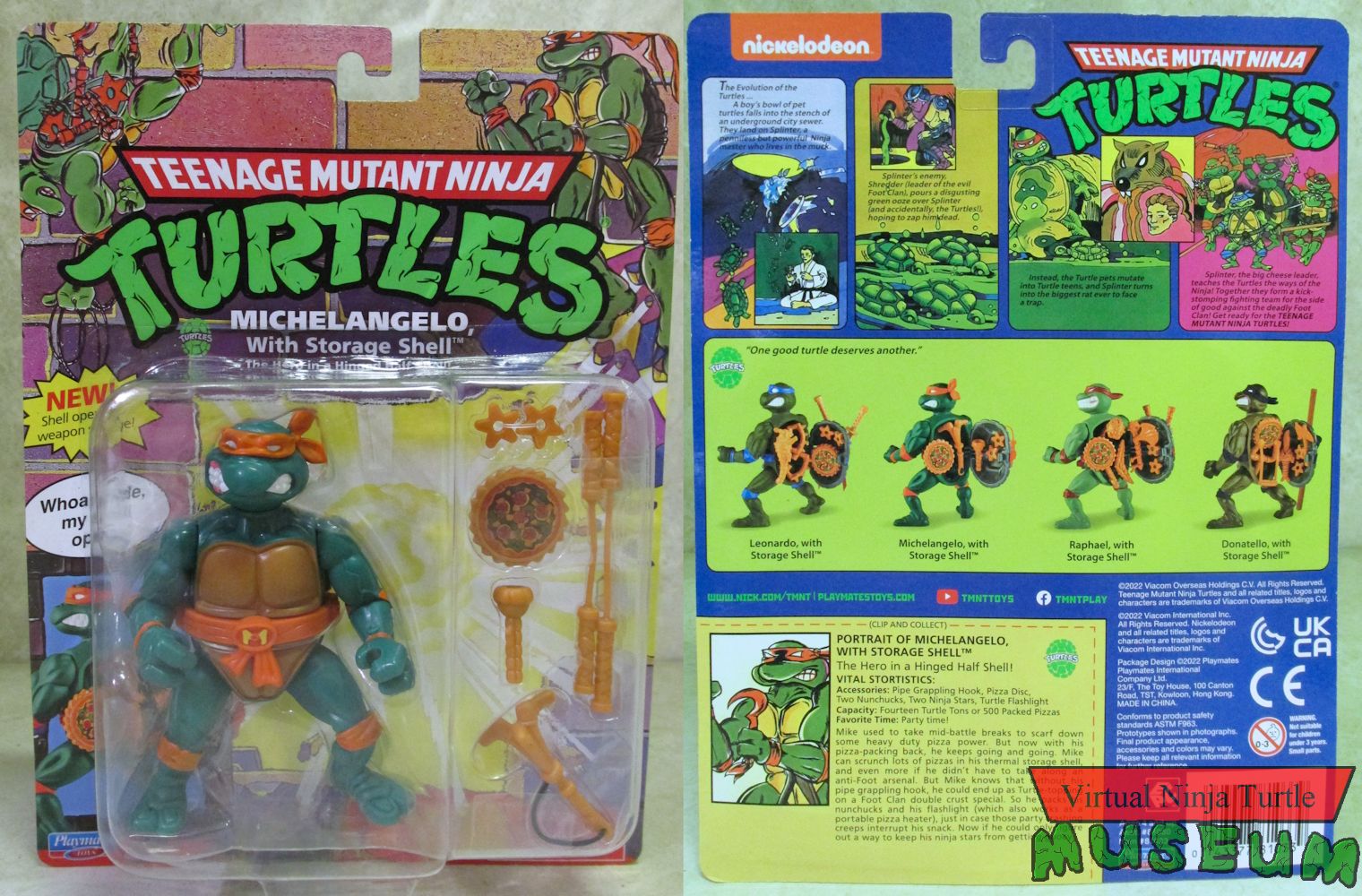 Michelangelo MOC front and back