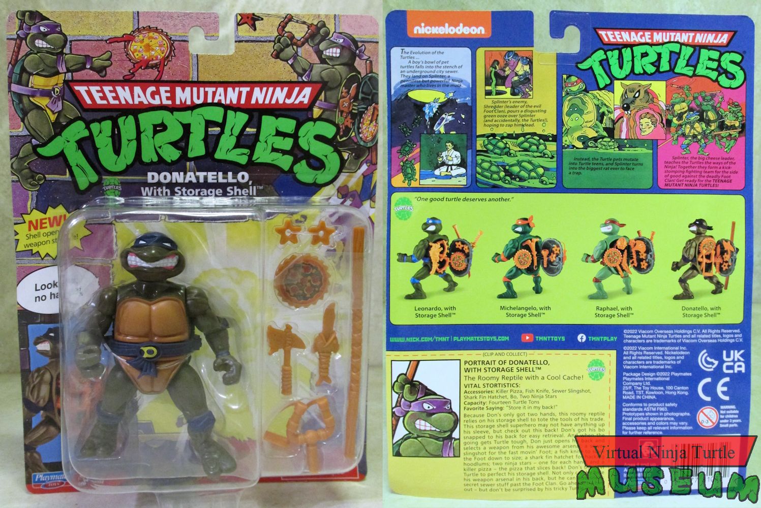 Donatello MOC front and back