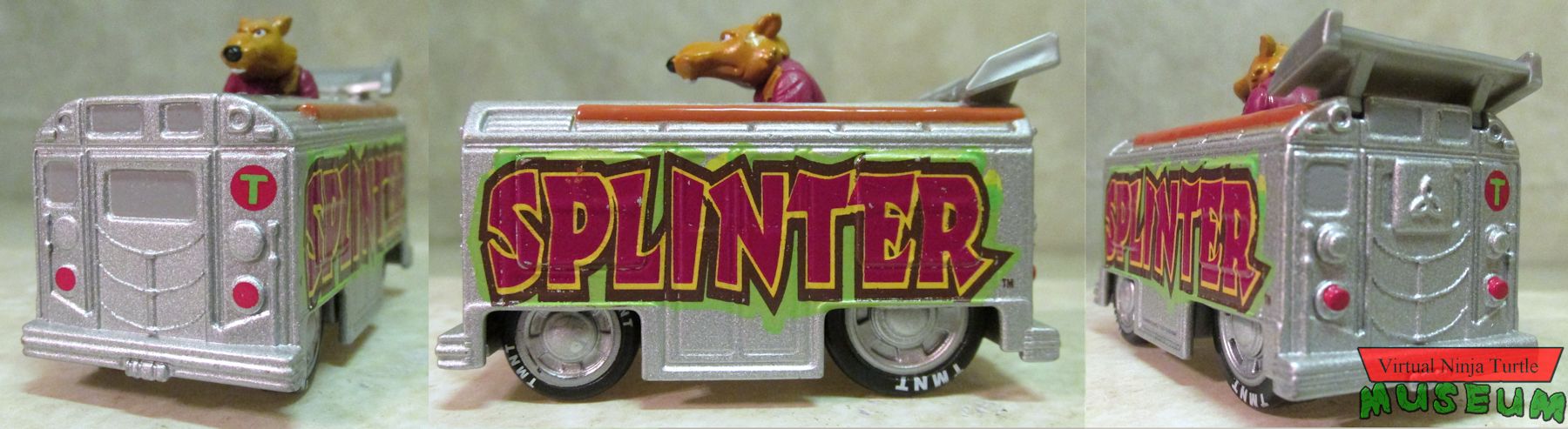 Splinter Shell Rider front, side and rear